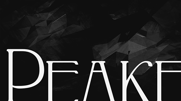 Peake Font