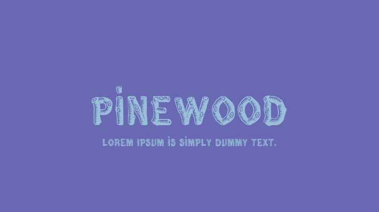 Pinewood Font