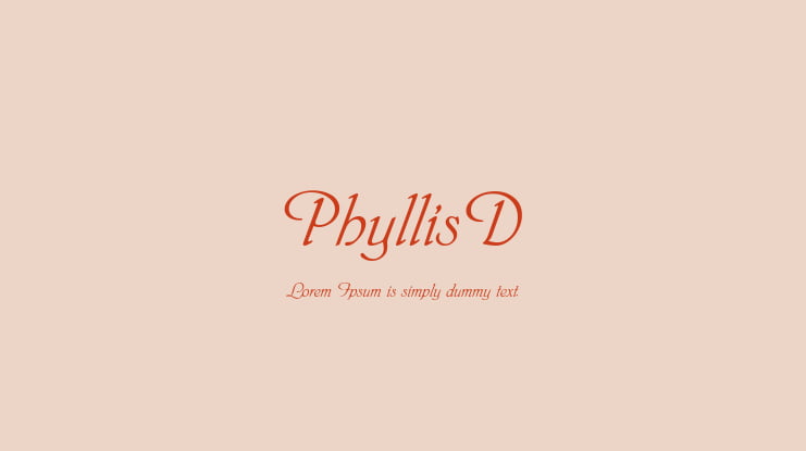 PhyllisD Font