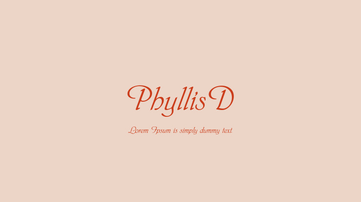 PhyllisD Font