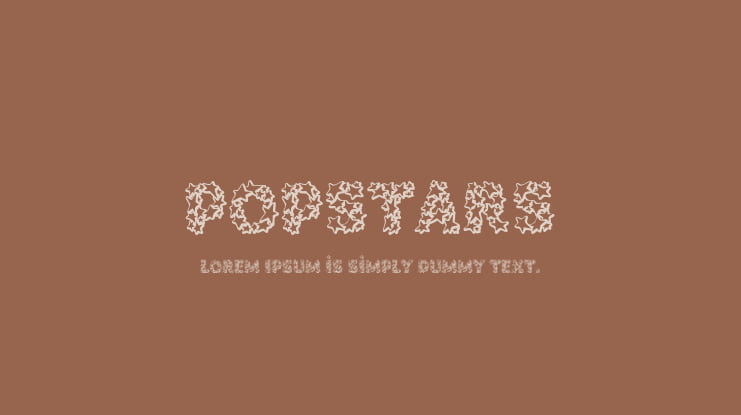 Popstars Font