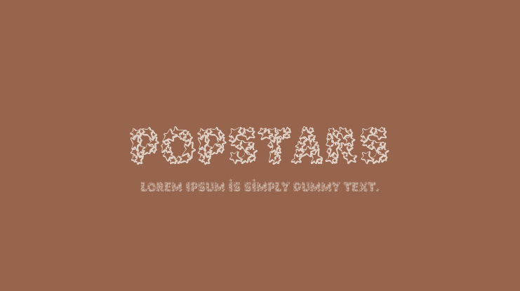 Popstars Font