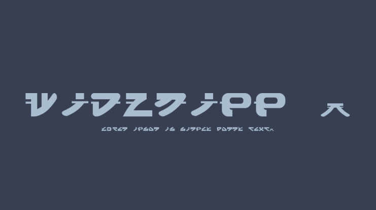 Widznipp 1 Font