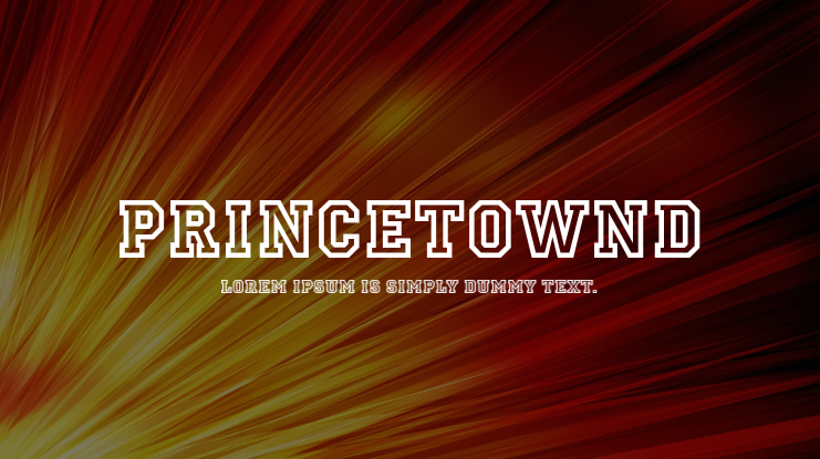 PrincetownD Font