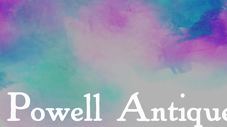 Powell Antique Font