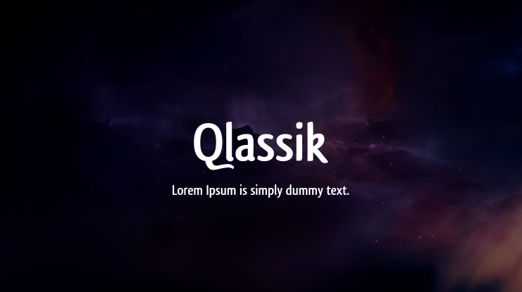 Qlassik Font