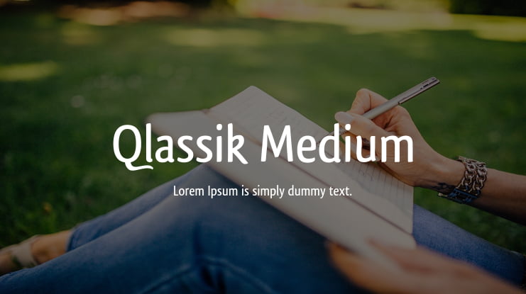 Qlassik Medium Font