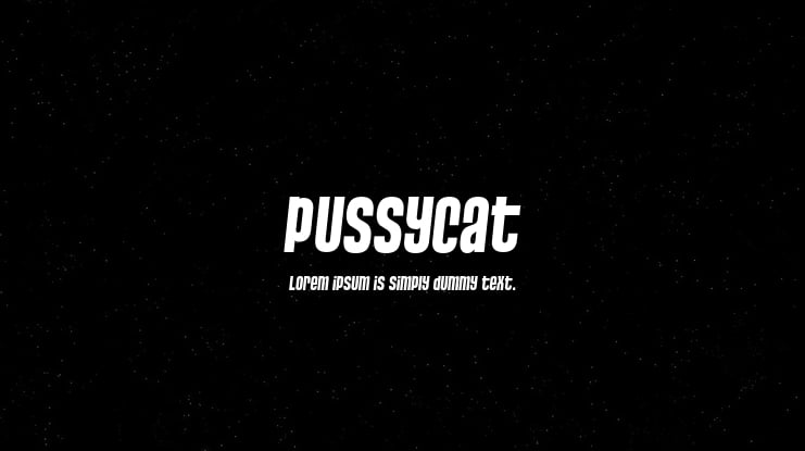 Pussycat Font