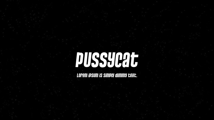 Pussycat Font