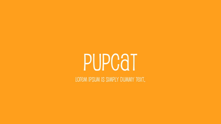 Pupcat Font