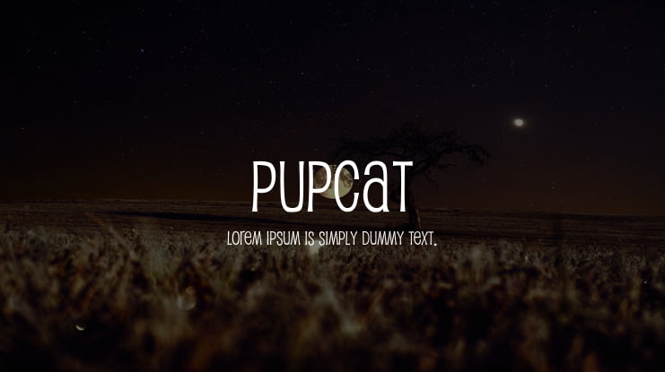 Pupcat Font