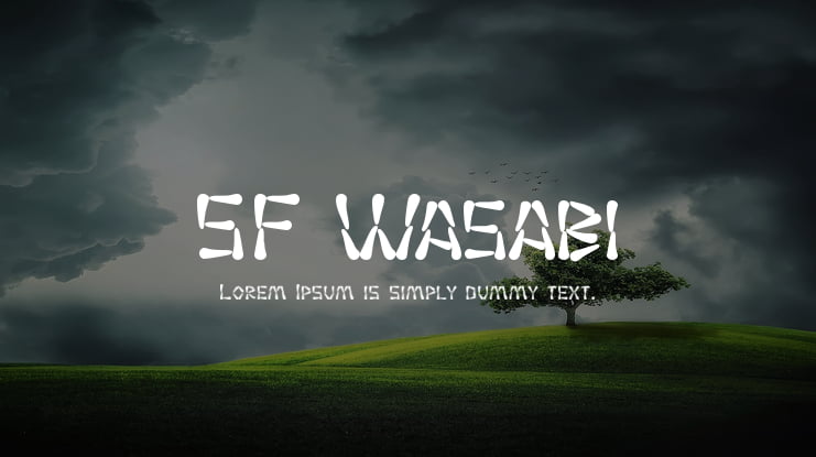 SF Wasabi Font Family