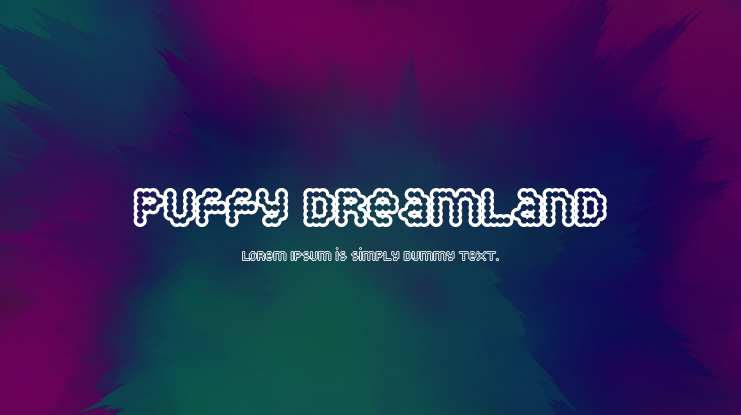 Puffy Dreamland Font