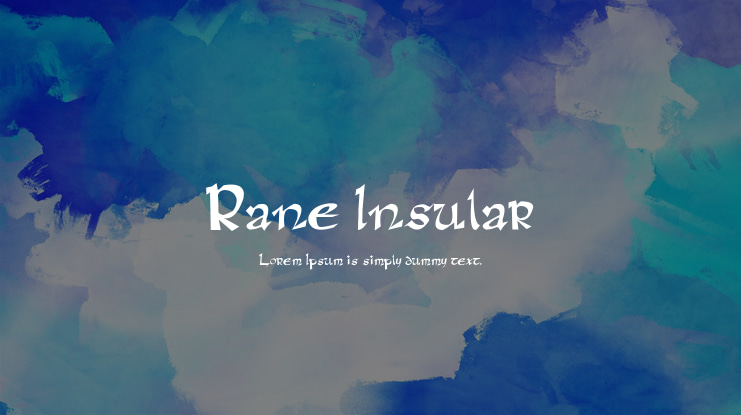 Rane Insular Font