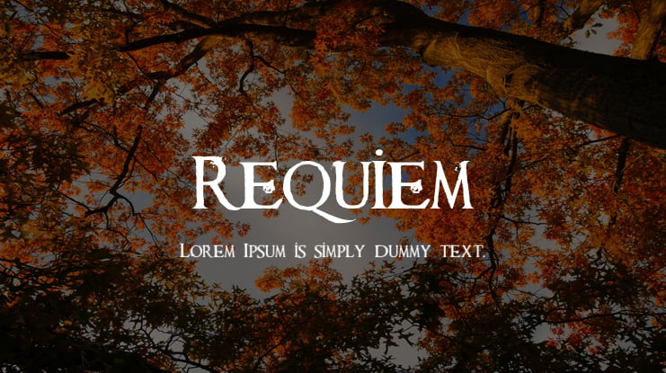 Requiem Font