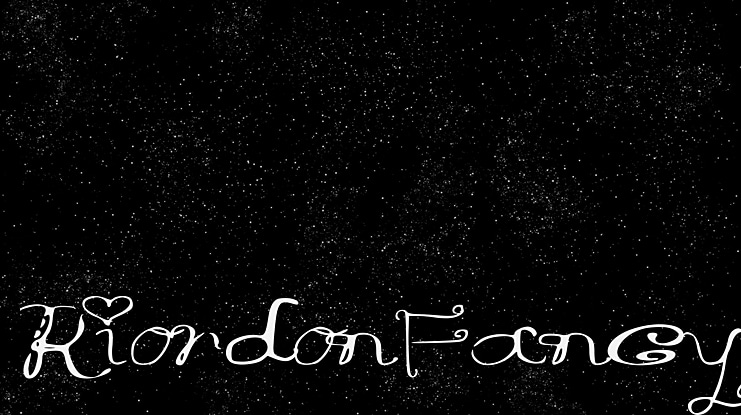 RiordonFancy Font