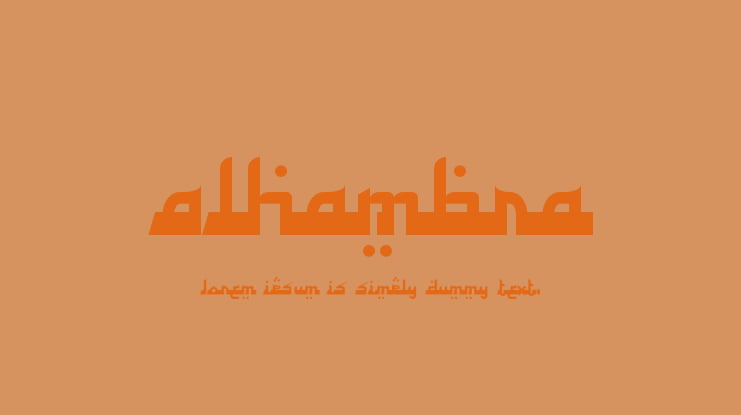 Alhambra Font Family
