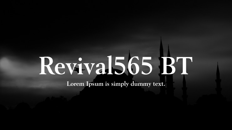 Revival565 BT Font