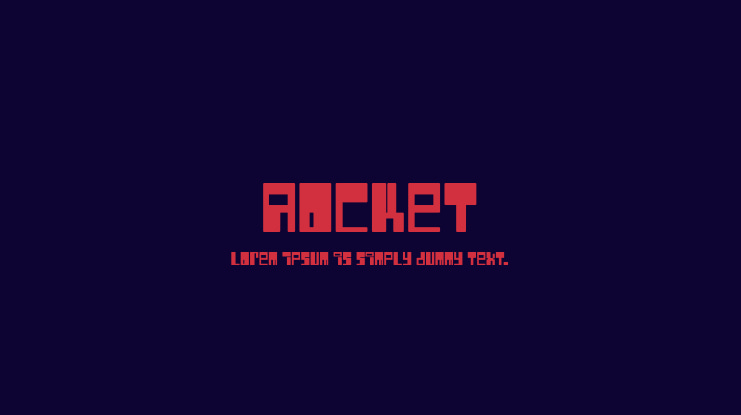 Rocket Font