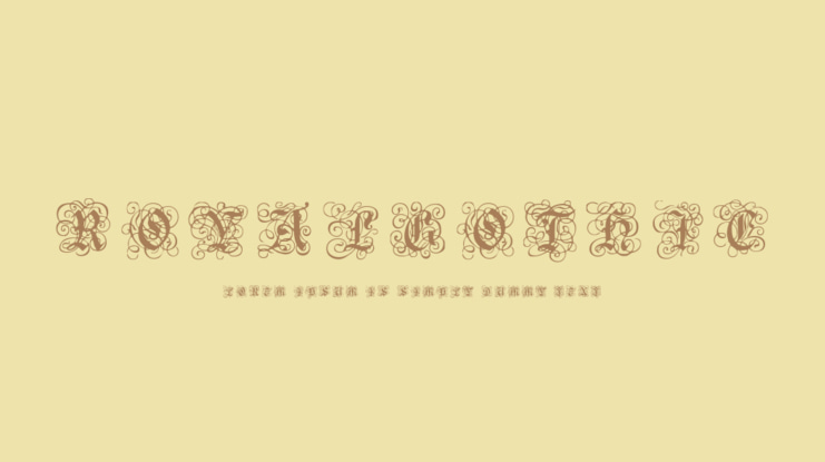 RoyalGothic Font