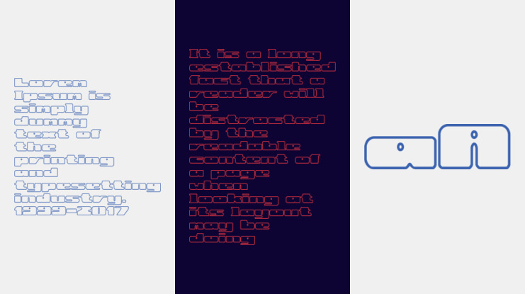 Rotund Outline (BRK) Font