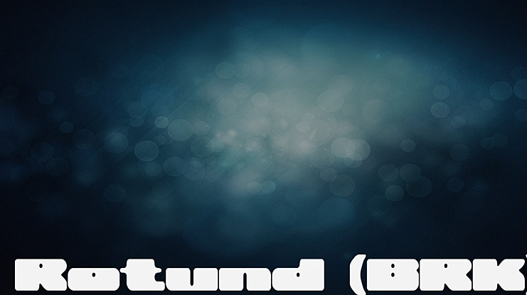 Rotund (BRK) Font