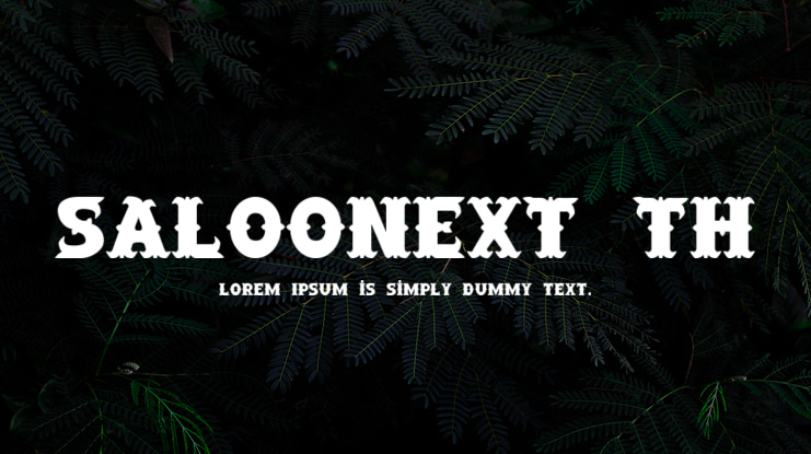 SaloonExt Th Font