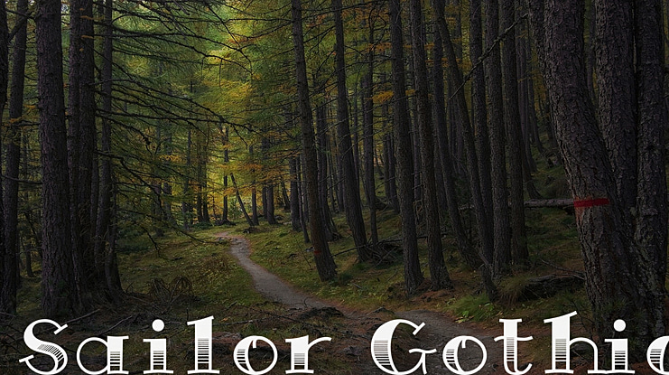 Sailor Gothic Font