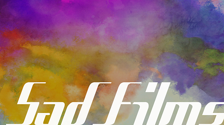 Sad Films Font
