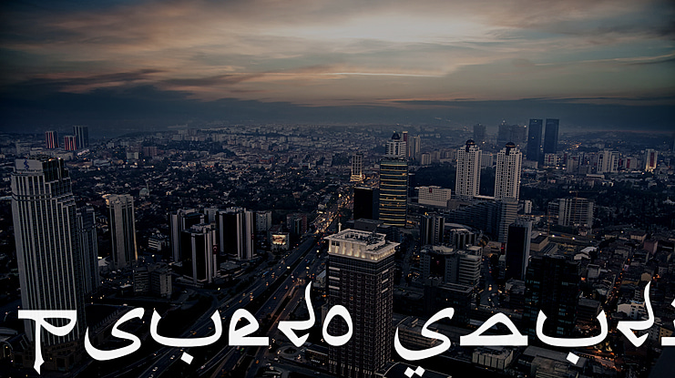 Psuedo Saudi Font