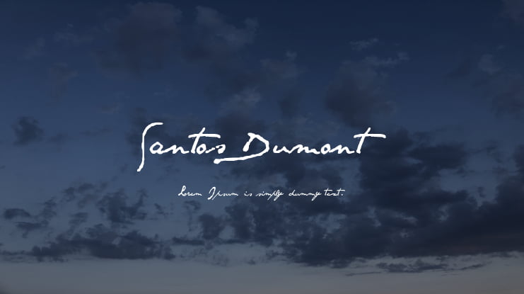 Santos Dumont Font