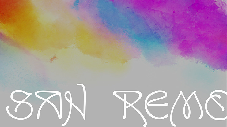 San Remo Font