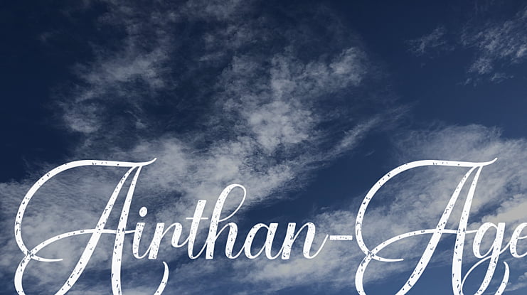 Airthan-Age Font Family