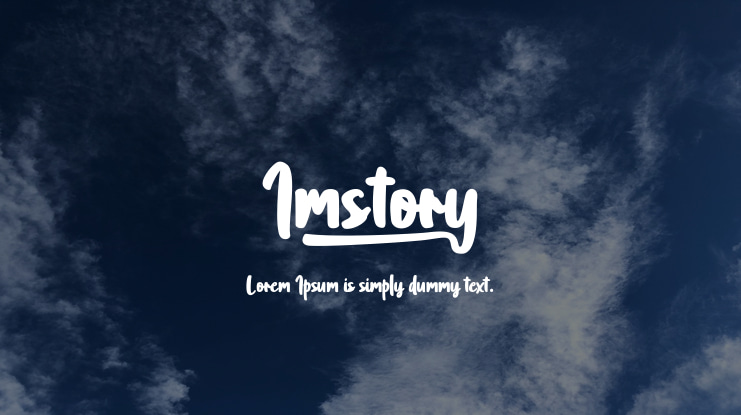 Imstory Font