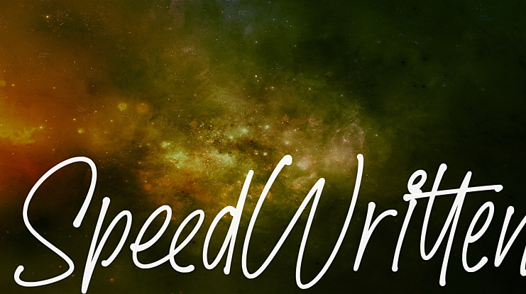 SpeedWritten Font Family