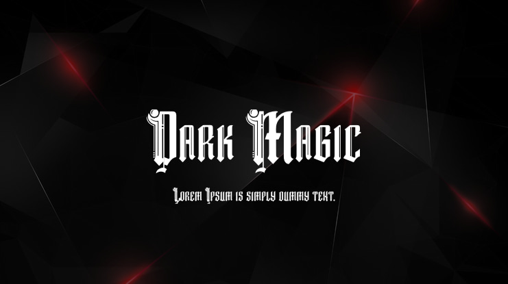 Dark Magic Font