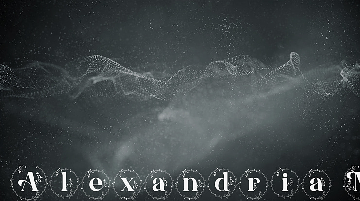 Alexandria Monogram Font