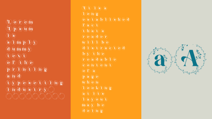 Alexandria Monogram Font