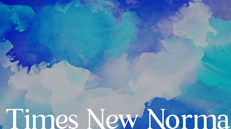 Times New Normal Font
