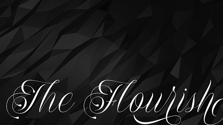 The Flourish Font