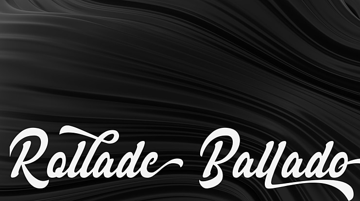 Rollade Ballado Font