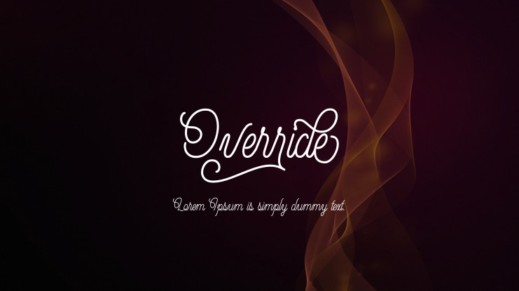 Override Font