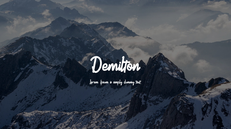 Demilton Font