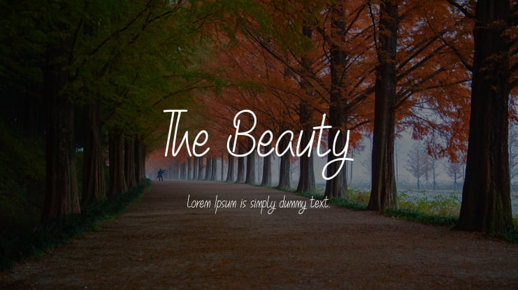 The Beauty Font