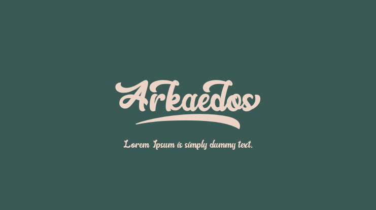 Arkaedos Font