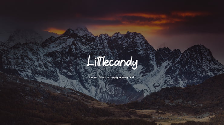 Littlecandy Font