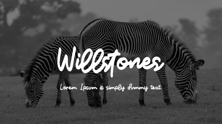 Willstones Font
