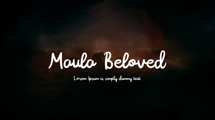 Maula Beloved Font