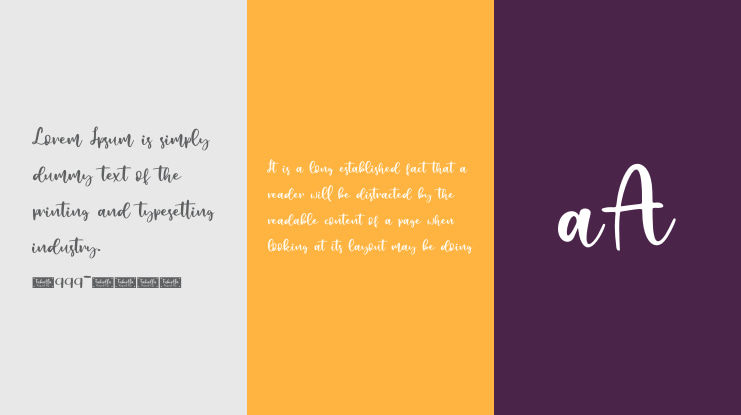 Fabiolla - Personal Use Font