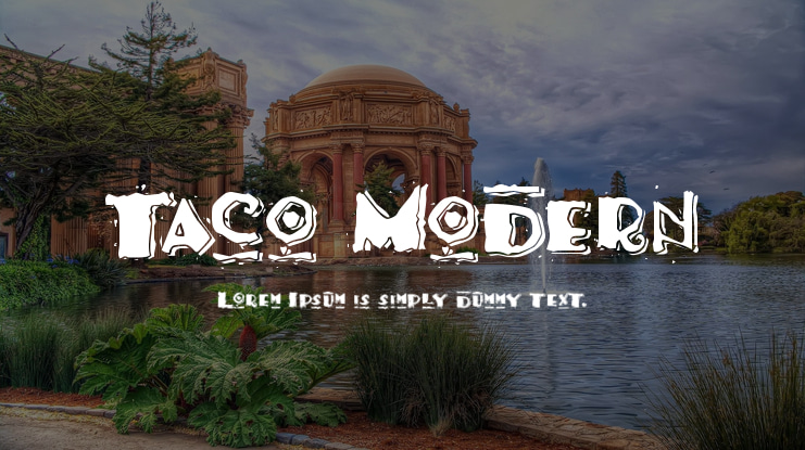 Taco Modern Font
